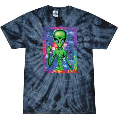 Galactic Space Alien Tie-Dye T-Shirt